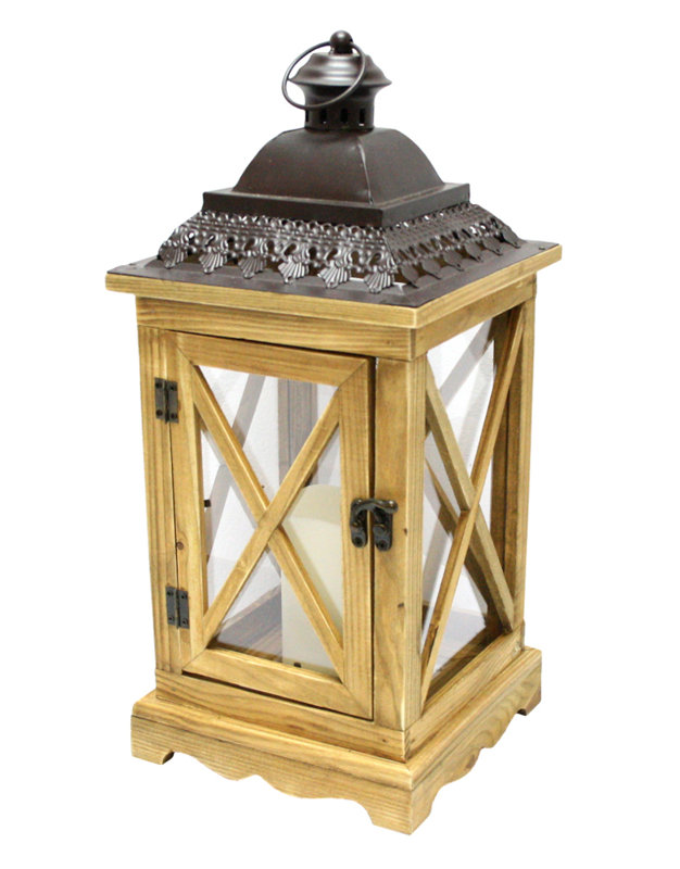 Northlight Wood Lantern Wayfair
